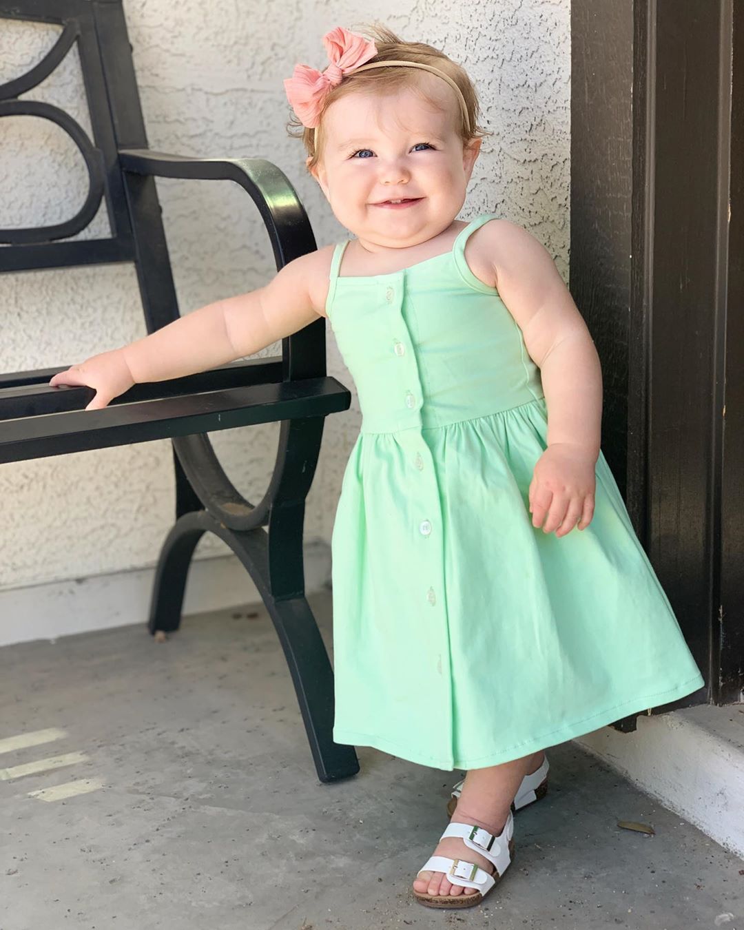 The Heather Dress in Sweet Mint