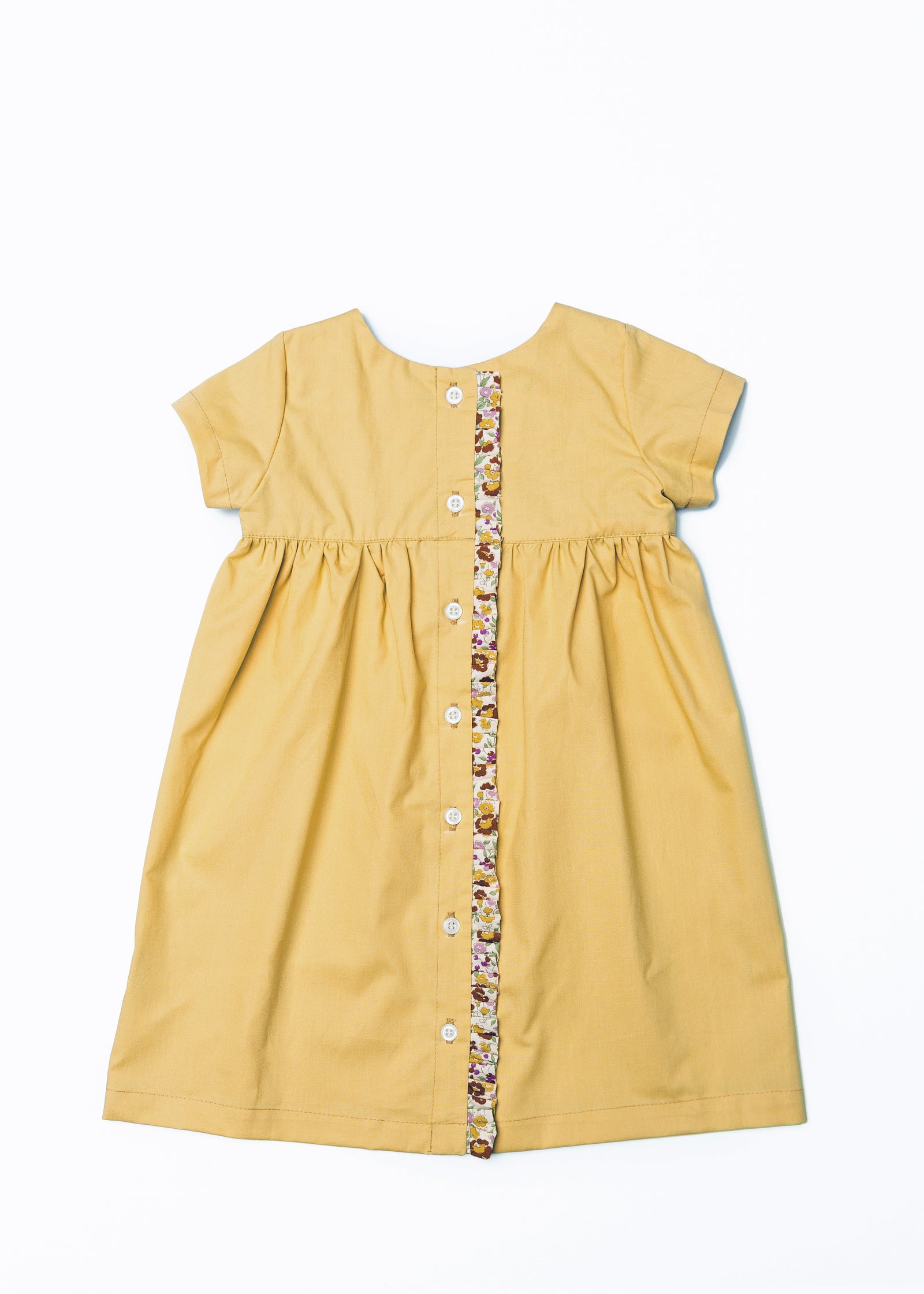The Dolly Dress in Mustard