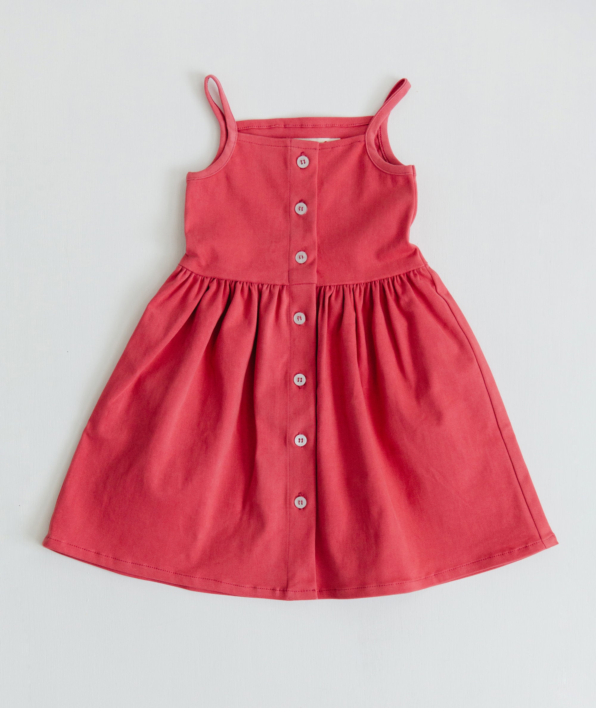 The Heather Dress in Rosy Red