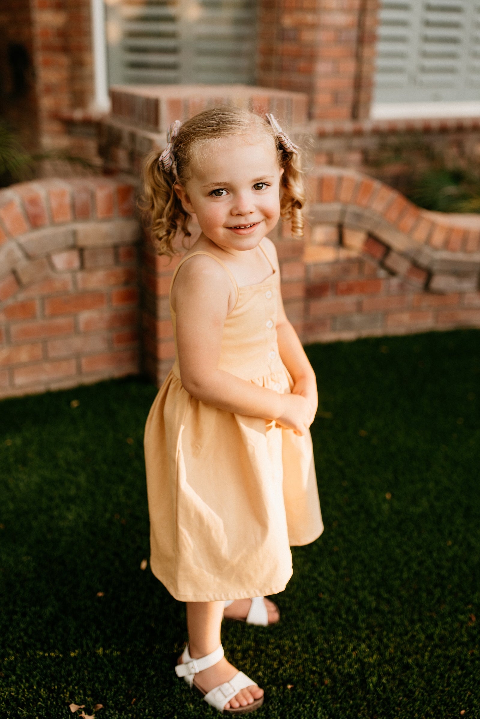 The Heather Dress in Clementine