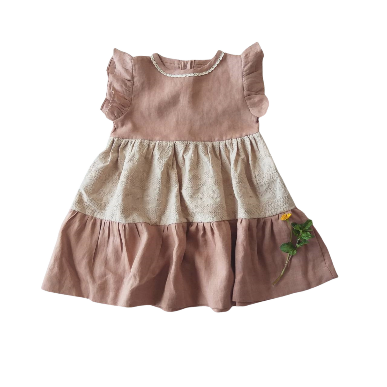 BOHO Flutter Sleeve Dress