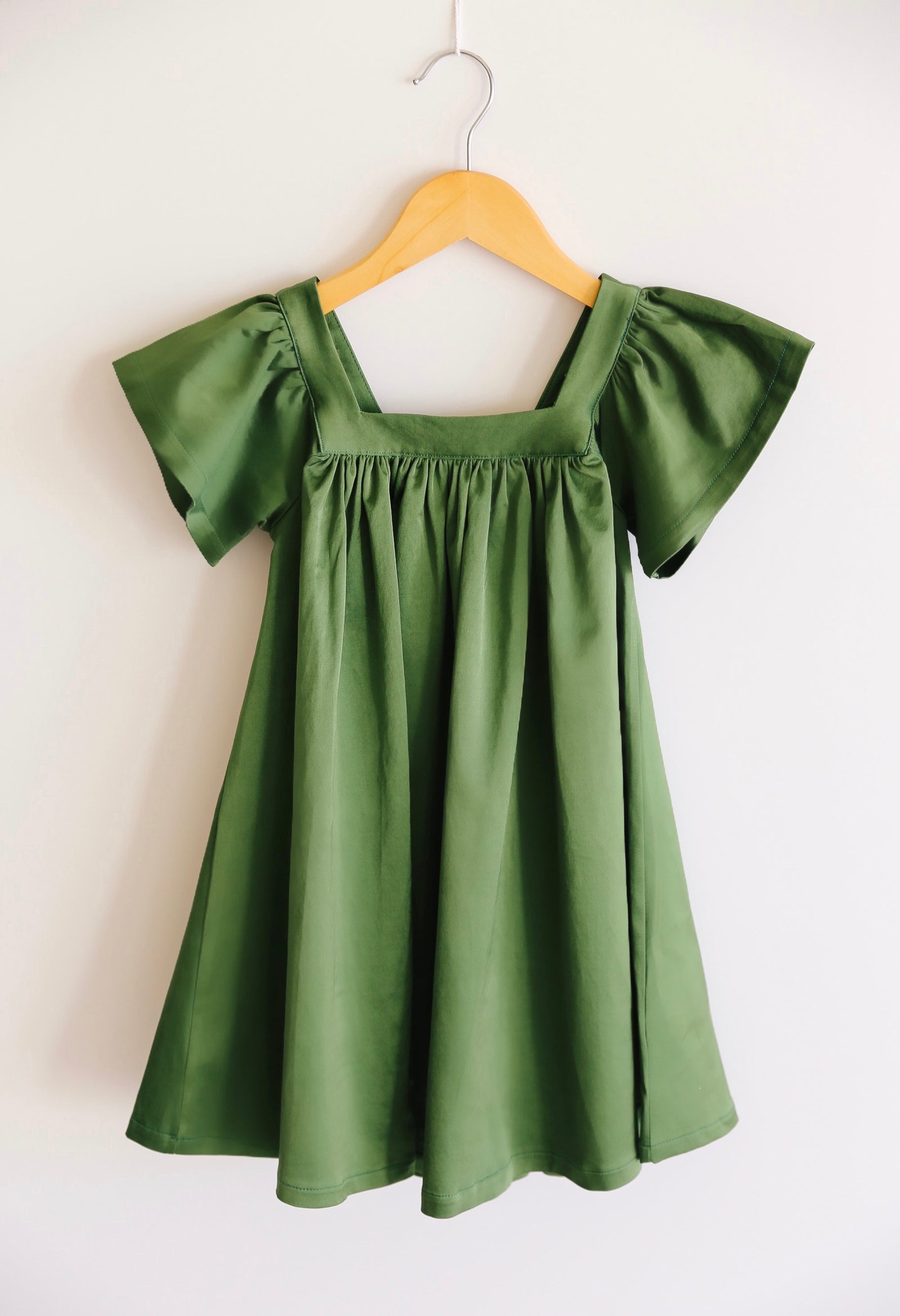 The Holly Dress in Olive