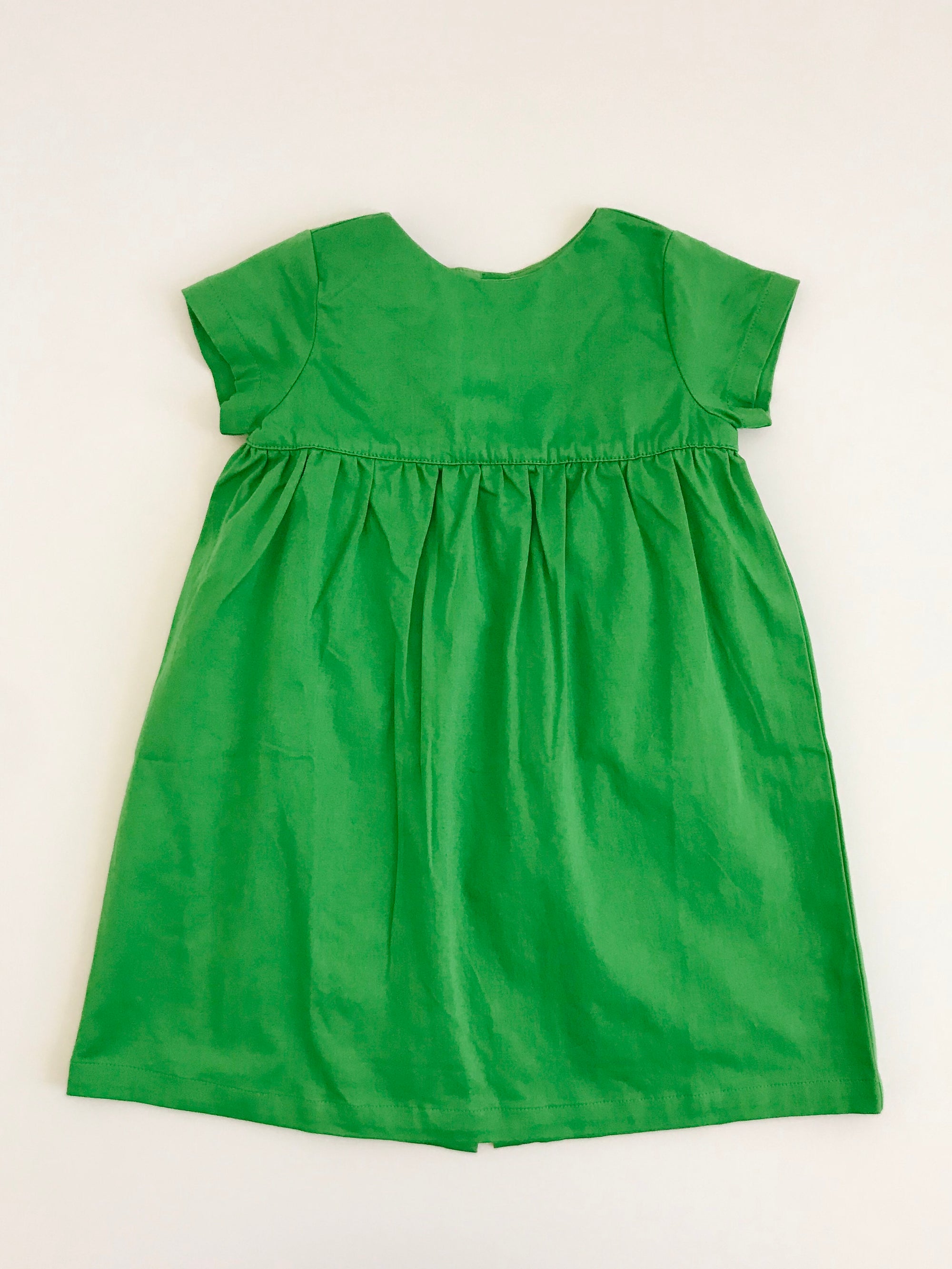 The Dolly Dress in Emerald